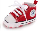 Sekantrol Unisex Child Ladies Boys Footwear Toddler Gentle Sole Canvas New child... - Image 5