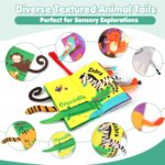beiens Child Books Toys, Contact and Really feel Crinkle Material Guide for Toddler B... - Image 3