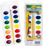 Crayola Washable Kids's Artwork Provides Assorted Watercolor Paint Col... - Image 3