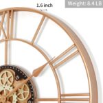 29 Inch Giant Wall Clocks for Dwelling Room Decor with Transferring Gears,Larg... - Image 5