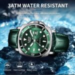 Quartz Watches for Males,Stainless Metal Waterproof Analog Watch,Luxurious ... - Image 5