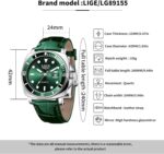 Quartz Watches for Males,Stainless Metal Waterproof Analog Watch,Luxurious ... - Image 8