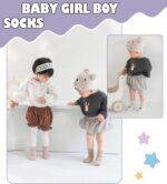 Yebing Child Socks Toddlers Socks Child Toddler Ladies Boys Non Slip Grip... - Image 3