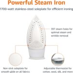 Amazon Fundamentals Steam Iron for Garments with Security Auto Shut-Off, Handhe... - Image 3