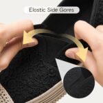 Shupua Womens Slip on Sneakers Fashionable Lace Informal Loafers Light-weight Pl... - Image 4