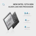 B95 Mini PC Desktop Computer systems, Intel twelfth N95, 16GB DDR4 512GB SSD, 4K... - Image 3