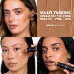 Nudestix Nudies Bronze All Over Matte Bronzing Stick – 3-in-1 Cream Br... - Image 4