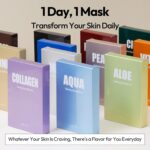 LAPCOS Collagen Sheet Masks, Firming Every day Face Masks with Collagen Pept... - Image 6