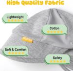 Child Solar Hat with Breathable Mesh, UPF 50+ Cotton Adjusrtable Unisex T... - Image 5