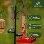 Kingsyard Fowl Feeding Station Equipment - 85 Inch Fowl Feeder Pole with 5-P... - Image 3