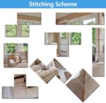 Unbreakable Mirror Tiles Self Adhesive,4PCS 8”x8” Toddler Mirror for C... - Image 8