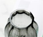 Black Gray Glass Vase for Flowers,Darkish Gray Bud Tall Glass Vases,H-8.0... - Image 5