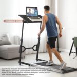 Small Standing Desk with Wheels, Moveable Treadmill Desk, Rolling Desk... - Image 4