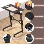 Small Standing Desk with Wheels, Moveable Treadmill Desk, Rolling Desk... - Image 6