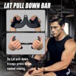 Dwelling Gymnasium Health Rowing T-bar V-bar Pulley Cable Machine Attachment, B... - Image 5
