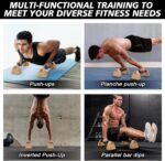 Parallettes Bars - Wood Calisthenics Gear for Handstand Trainin... - Image 8