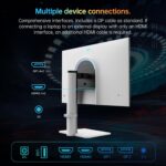 KTC Monitor 27-inch White Gaming Monitor WQHD (2560x1440) Quick IPS, 30... - Image 8