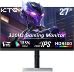 KTC Monitor 27-inch White Gaming Monitor WQHD (2560x1440) Quick IPS, 30... - Image 9