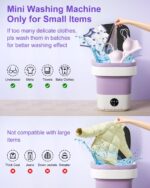 16L Moveable Washing Machine, Foldable Small Washer with Spin Basket L... - Image 3