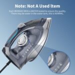 1700W Steam Iron for Garments, Burst of Steam, Auto shutoff, Self-Clear... - Image 3