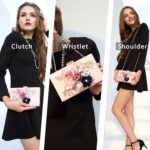 Milisente Night Bag for Girls, Flower Wedding ceremony Night Clutch Purse B... - Image 3