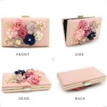 Milisente Night Bag for Girls, Flower Wedding ceremony Night Clutch Purse B... - Image 6