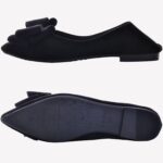 SAILING LU Womens Bowknot Ballet Flats Pointy Toe Informal Flat Footwear Su... - Image 4