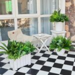 18Pcs Out of doors Synthetic Boxwood UV Resistant Pretend Stems Crops, Fake ... - Image 4