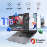 Laptop computer, 12GB LPDDR5 RAM 1TB SSD, Quad-Core N95 Processor As much as 3.4GHz,... - Image 3