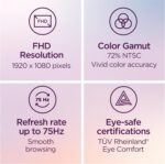 Lenovo D27-40 Monitor - All-in-One Monitor - 27" FHD Show - 75Hz Re... - Image 3