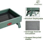 Kingsyard Floor Fowl Feeder for Outside - Recycled Plastic Platform ... - Image 5