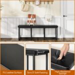 HOOBRO Eating Bench, Eating Room Bench with PU Leather-based Upholstered Sea... - Image 7