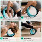 4 Pack Again Curler- Yoga Wheel for Again Ache Reliefn & Stretching, Bac... - Image 3