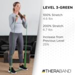 THERABAND Resistance Band, Inexperienced, Heavy, 50-Yard Roll, Latex Elastic B... - Image 5