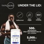 Sort Zero Creatine Monohydrate (Unflavored | 500g), 5000 mg Per Servin... - Image 4