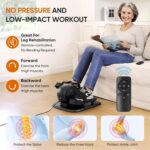 Dripex Below Desk Elliptical Machine, 3-in-1 Electrical Ellipse Leg Exer... - Image 4
