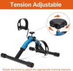 Folding Pedal Exerciser Mini Train Bike Beneath Desk Bike Pedal Exerc... - Image 6