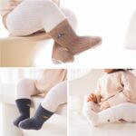 Child Crew Socks,Grips Combed Cotton Socks Toddler Non-Skid for Women,B... - Image 5