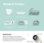 COMFEE' Transportable Dishwasher Countertop with 5L Constructed-in Water Tank, No... - Image 3