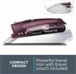 Rowenta Journey Iron, Professional Compact Stainless Metal Soleplate Hand Held S... - Image 4