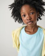 The Youngsters's Place Ladies' Brief Sleeve Excessive Low Tee - Image 3