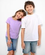 The Youngsters's Place Ladies' Brief Sleeve Excessive Low Tee - Image 4