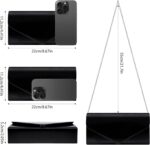 Larcenciel Envelope Clutch Purse for Girls, Vegan Leather-based Night Bag ... - Image 7