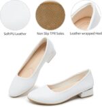 hash bubbie Ladies's Loafers Slip on Sneakers Chunky Low Block Heels Shut... - Image 6