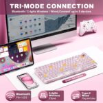 YUNZII X98 QMK/VIA Wi-fi Mechanical Gaming Keyboard with Knob,Tri-M... - Image 7