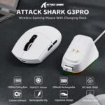 ATTACK SHARK G3PRO Wi-fi Gaming Mouse with RGB Charging Dock,2.4G/U... - Image 3
