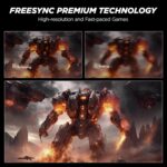 KOORUI 24 inch Curved Gaming Monitor 180Hz FHD 1080P Pc Monitor,... - Image 4