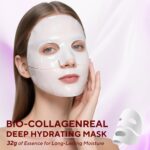 Bio-Collagen Actual Deep Masks, 4 Pack In a single day Hydrating Face Masks for ... - Image 3