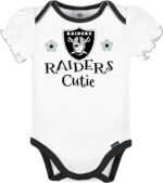 Gerber Child Ladies' NFL Workforce 3 Pack Brief Sleeve Onesie Bodysuit - Image 4