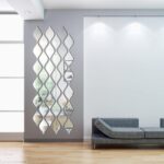 Weysat 30 Pcs Mirror Wall Stickers Decor Acrylic 3D Tear Drop Decorati... - Image 5